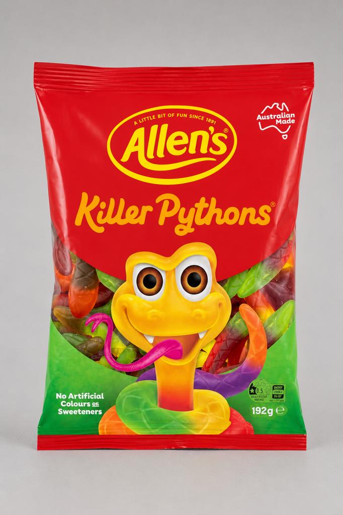 Allen`s Killer Pythons Confectionary