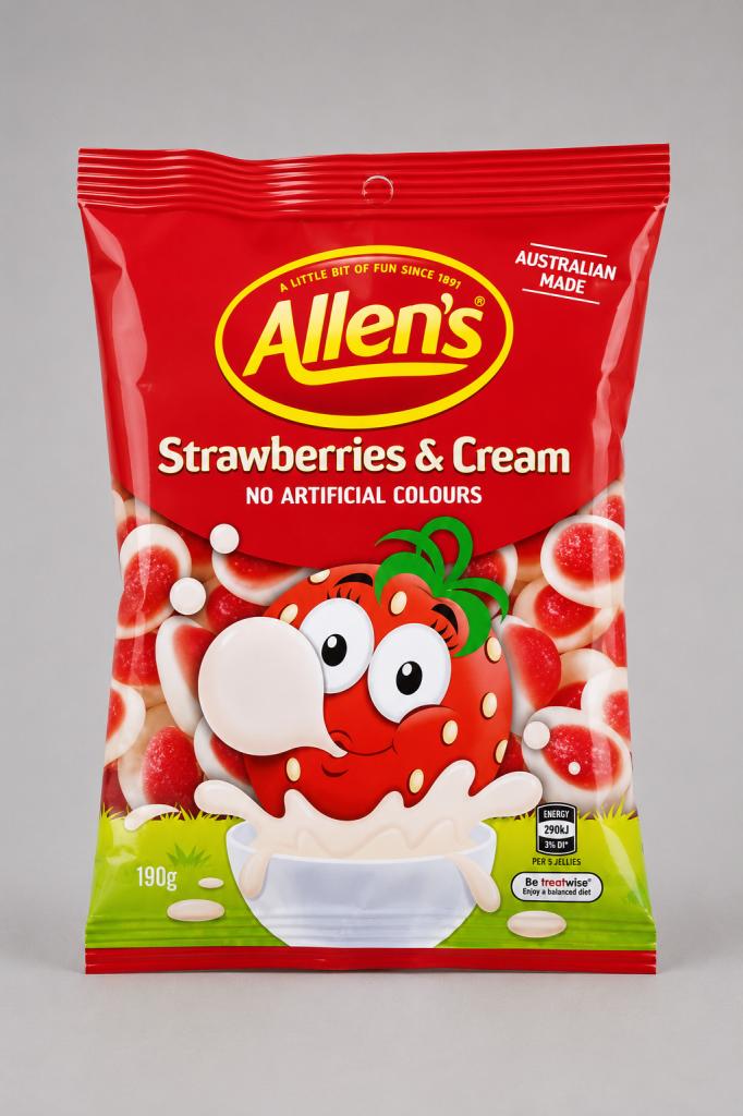Allen`s Strawberries & Cream Confectionary