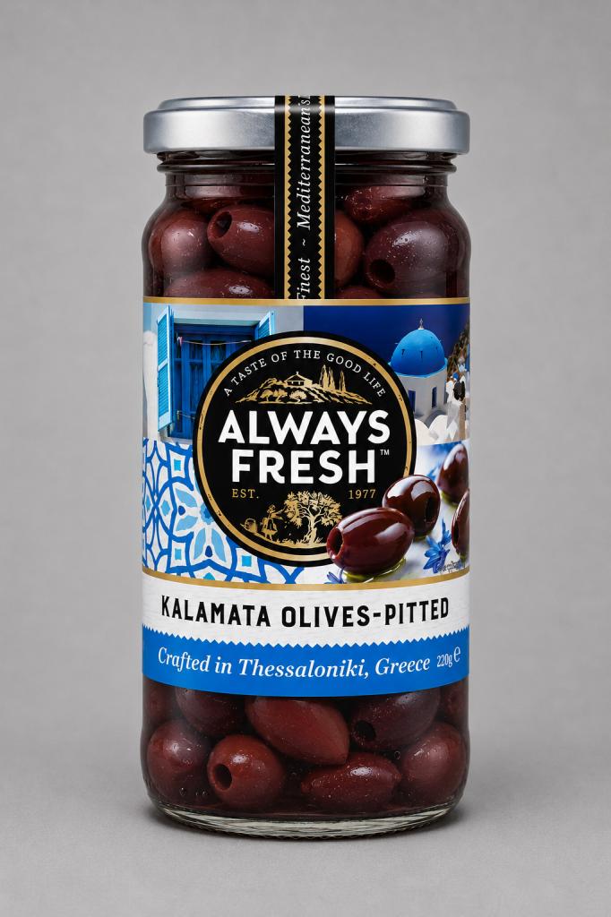Always Fresh Olives Kalamata Pitted Retail - Olives, Pickles & Antipasti