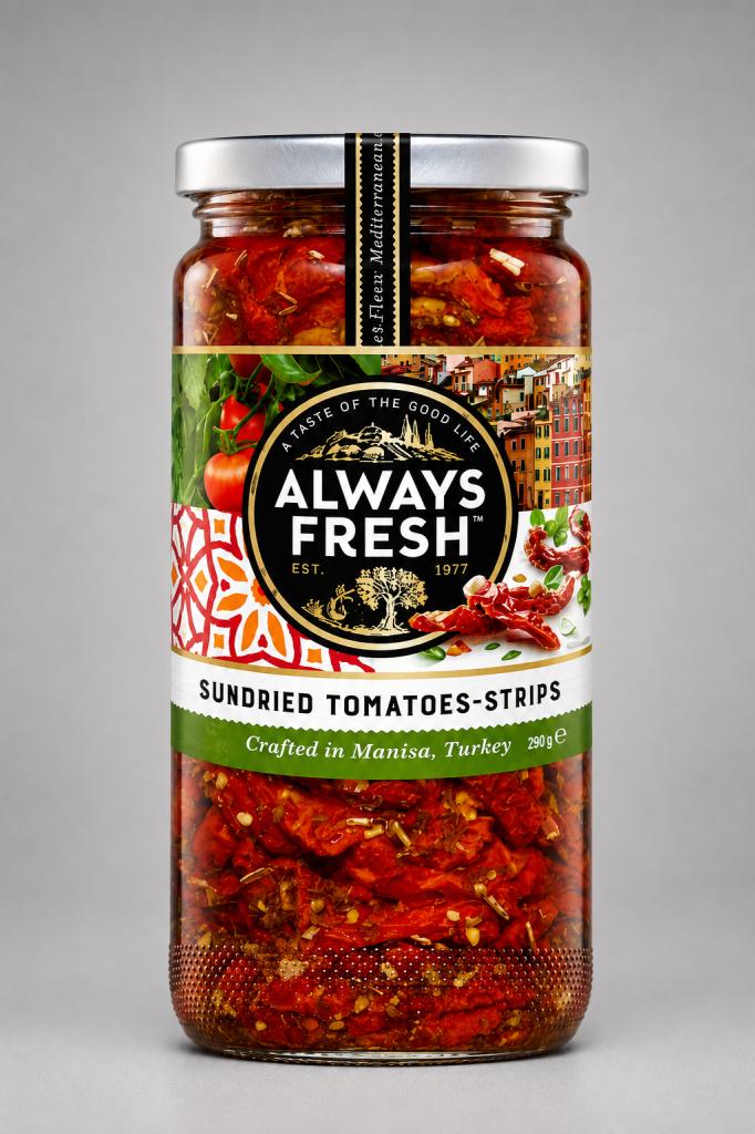 Always Fresh Sundried Tomatoes Strips Retail - Olives, Pickles & Antipasti