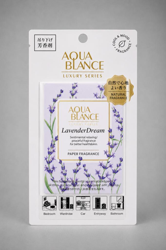 Aqua Blance Paper Fragrance Lavender Dream Air Fresheners
