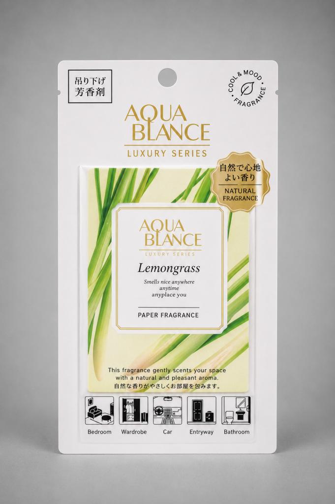 Aqua Blance Paper Fragrance Lemongrass Air Fresheners