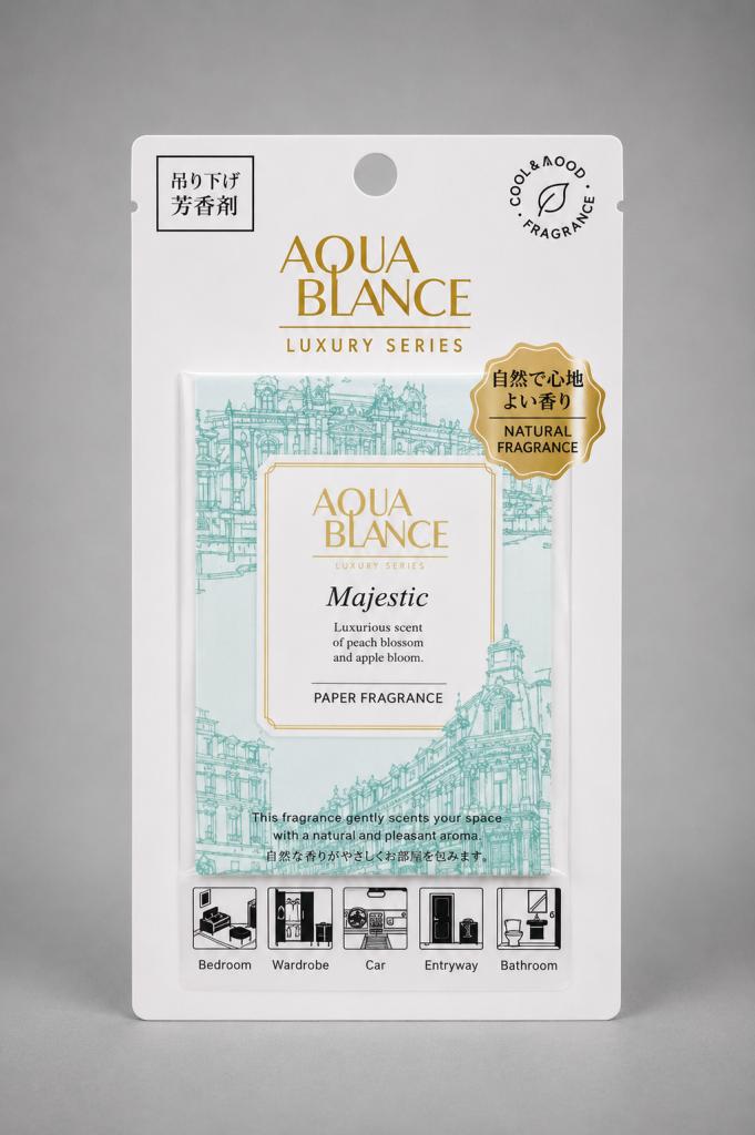 Aqua Blance Paper Fragrance Majestic Air Fresheners