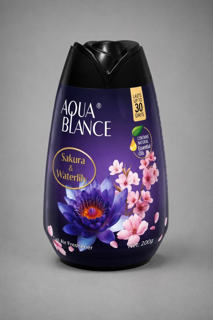 Aqua Blance Sakura & Waterlilly Gel Air Freshener Air Fresheners