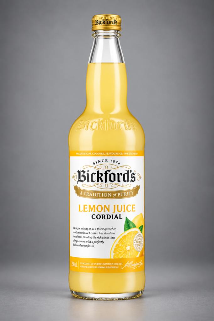 Bickford`s Lemon Juice Cordial Beverages