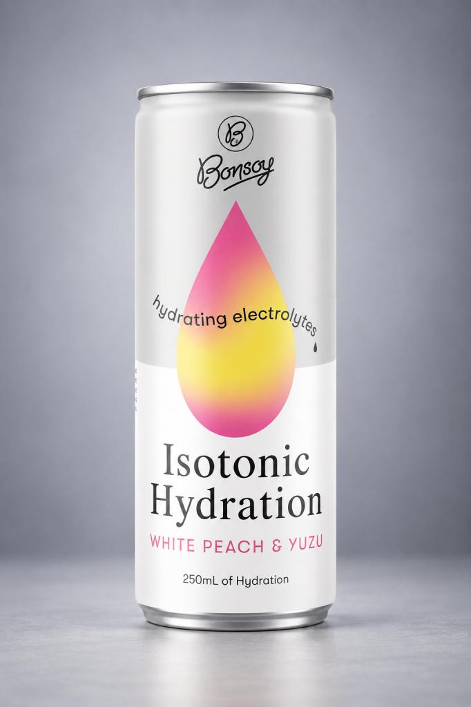 Bonsoy Isotonic White Peach & Yuzu Beverages