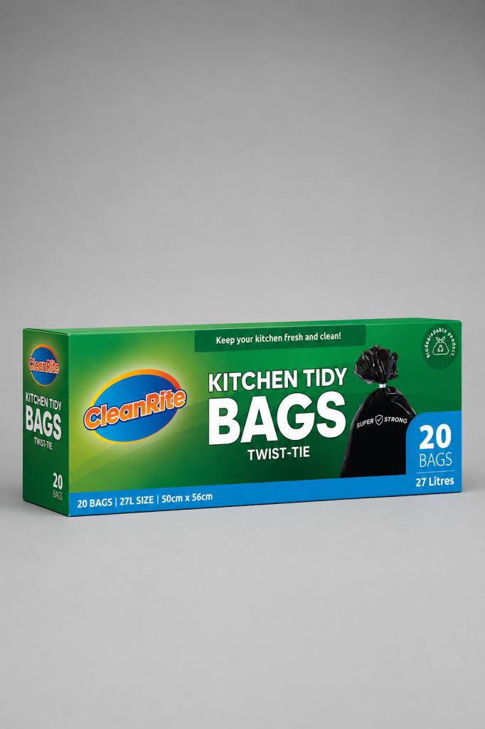 CleanRite Kitchen Tidy Bags 20`s Garbage Bags