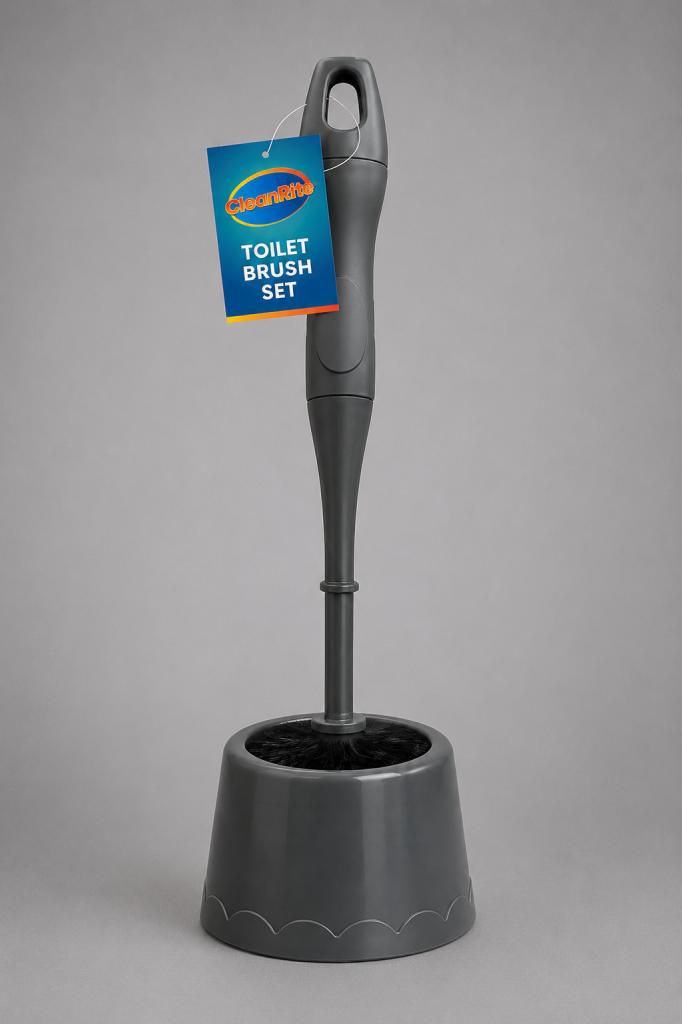 CleanRite Toilet Brush Set Cleaning Supplies