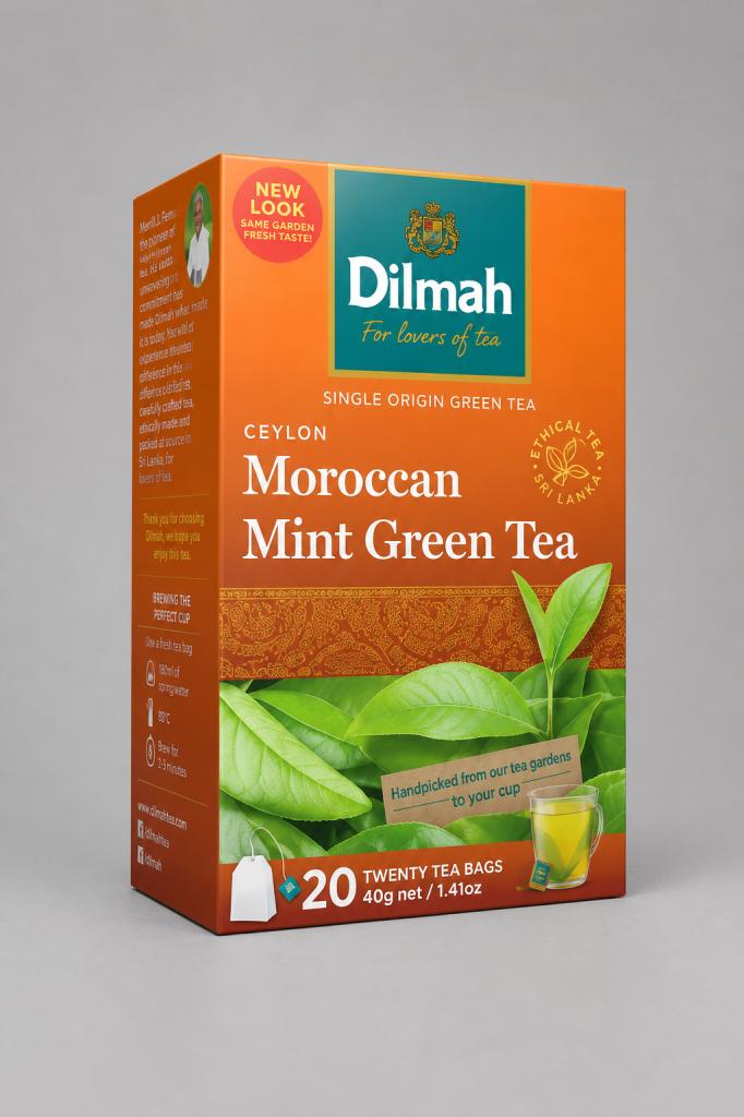 Dilmah Ceylon Moroccan Mint Green Tea Tea & Milk Drinks