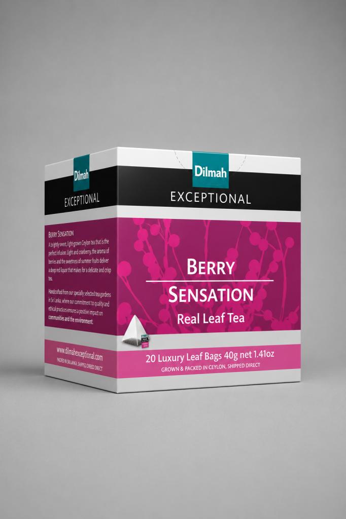 Dilmah Exceptional Berry Sensational Tea & Milk Drinks