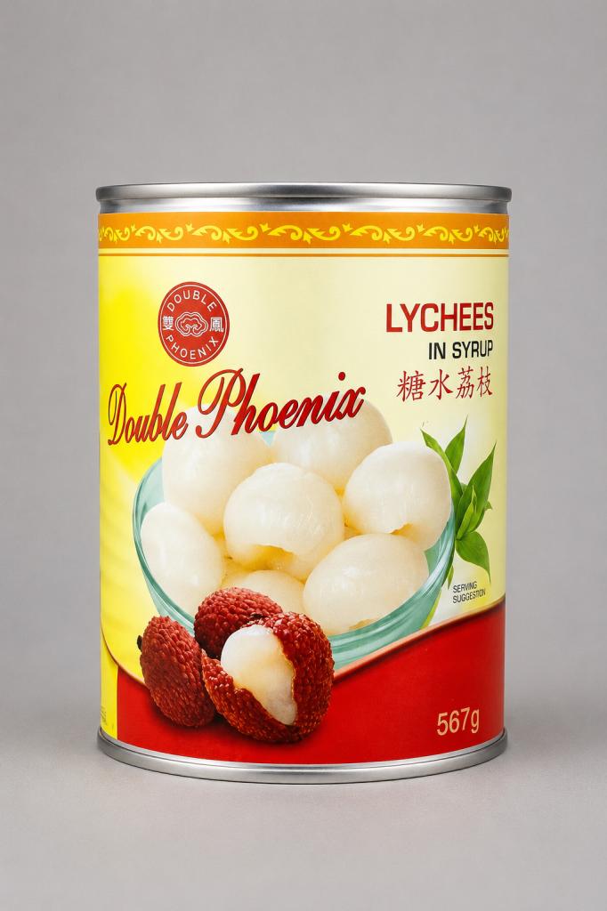 Double Phoenix Lychees in Syrup Canned Fruits