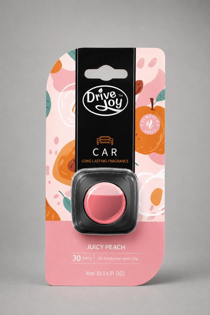 Drive Joy Juicy Peach Air Freshener Vent Clip Air Fresheners
