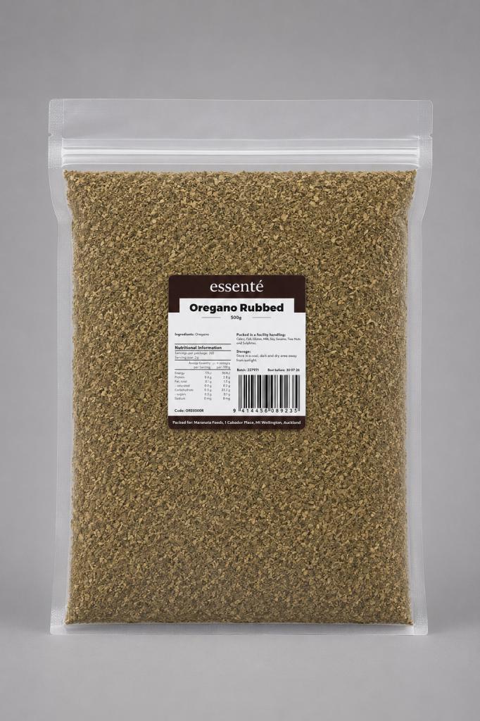 Essente Oregano Rubbed Herbs, Spices & Stock