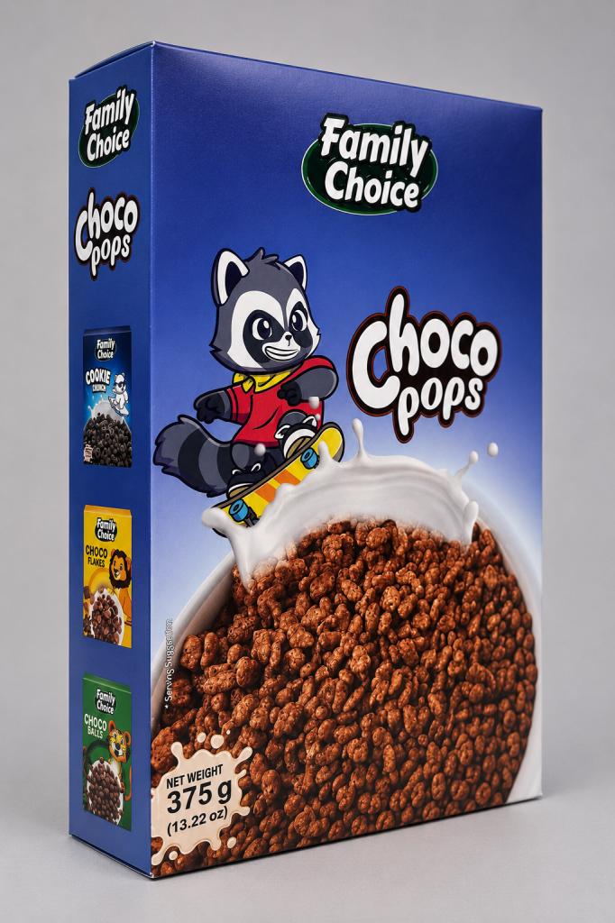 Family Choice Choco Pops Breakfast Cereals