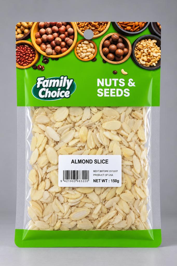 Family Choice F&D Almonds Sliced Dried Fruits, Nuts, Seeds & Coconut