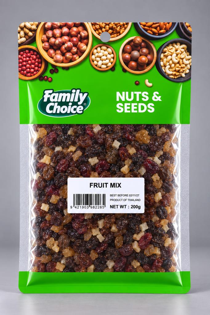 Family Choice F&D Fruit Mix Dried Fruits, Nuts, Seeds & Coconut
