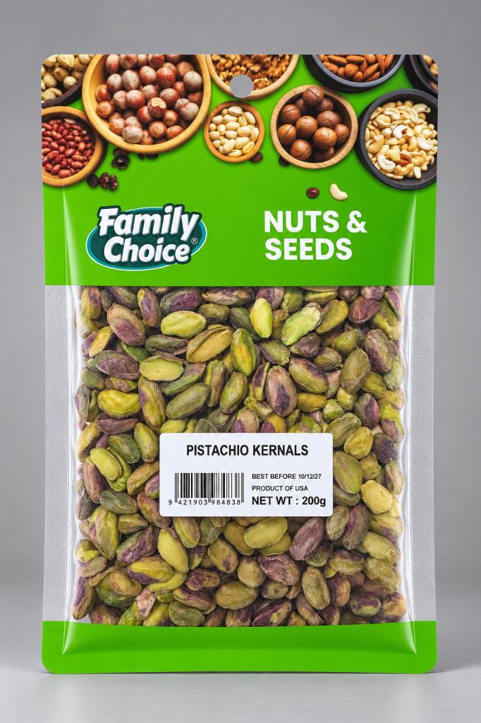 Family Choice F&D Pistachio Kernals Dried Fruits, Nuts, Seeds & Coconut