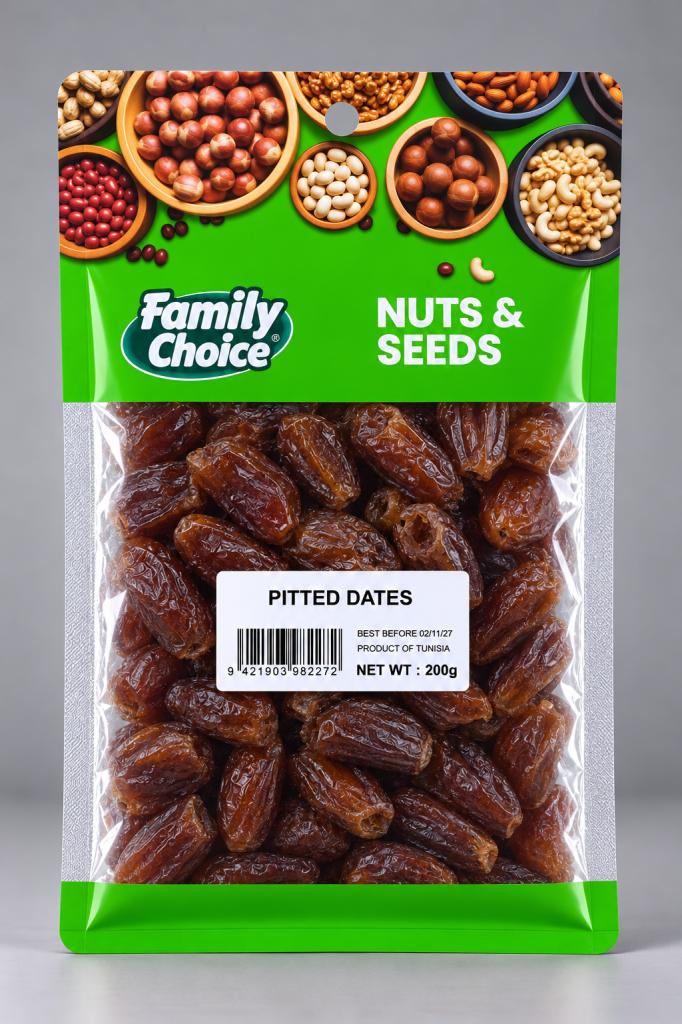 Family Choice F&D Pitted Dates Dried Fruits, Nuts, Seeds & Coconut