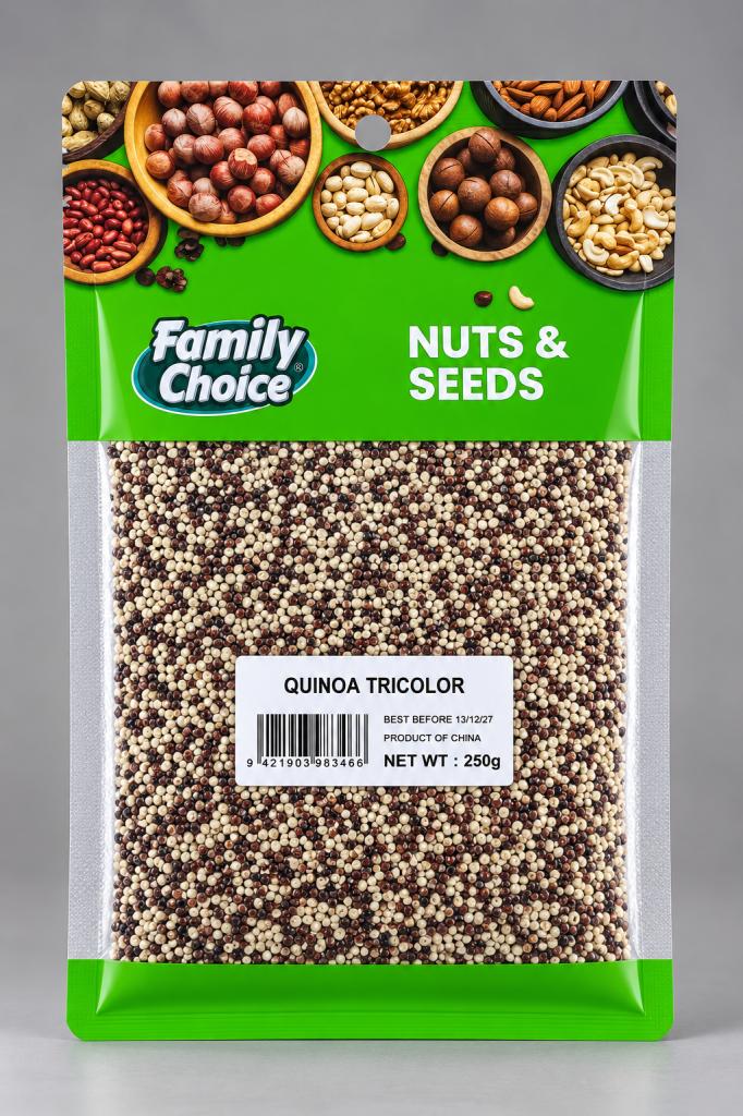 Family Choice F&D Quinoa Tricolor Dried Fruits, Nuts, Seeds & Coconut