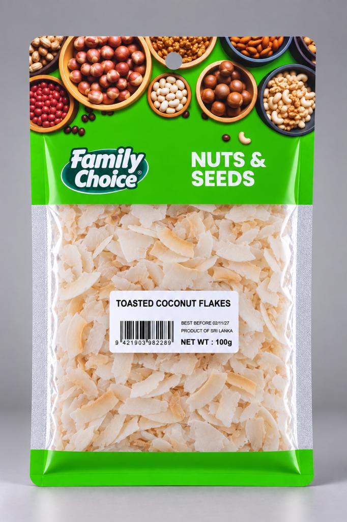 Family Choice F&D Toasted Coconut Flakes Dried Fruits, Nuts, Seeds & Coconut