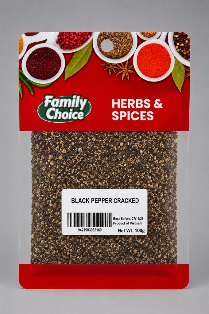 Family Choice H&S Peppercorns Black Cracked Family Choice H&S