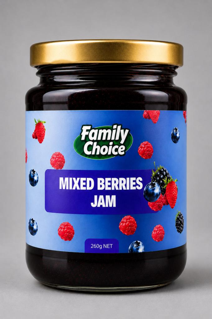 Family Choice Mixed Berries Jam Jam & Marmalade