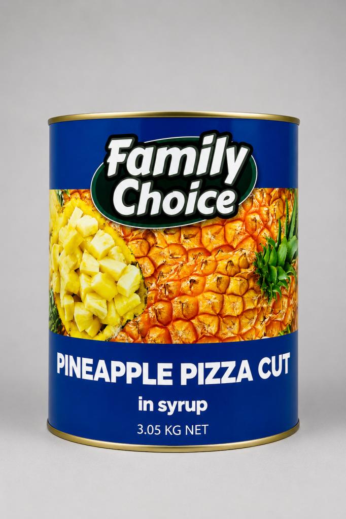 Family Choice Pizza Cut Pineapple in Syrup Canned Fruit