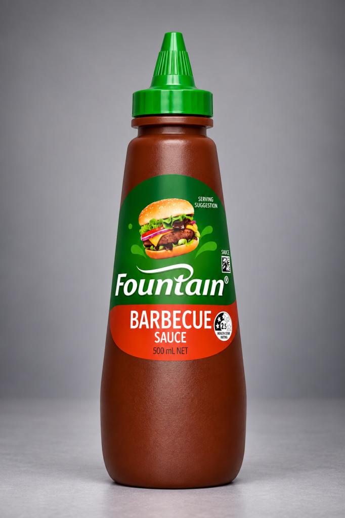 Fountain Barbecue Sauce Squeeze Tomato & BBQ Sauce