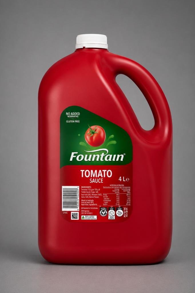 Fountain Caterer`s Tomato Sauce Tomato & BBQ Sauce