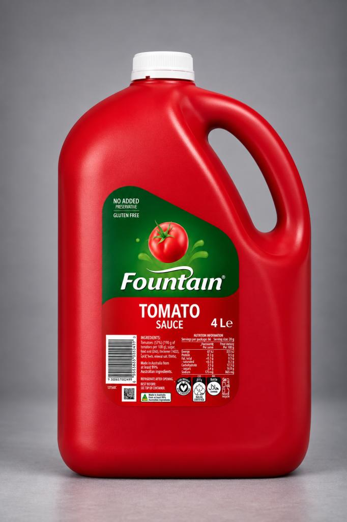 Fountain Caterer`s Tomato Sauce Tomato & BBQ Sauce