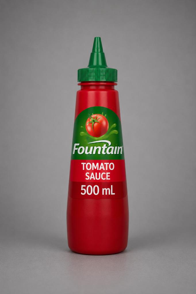 Fountain Tomato Sauce Squeeze Tomato & BBQ Sauce
