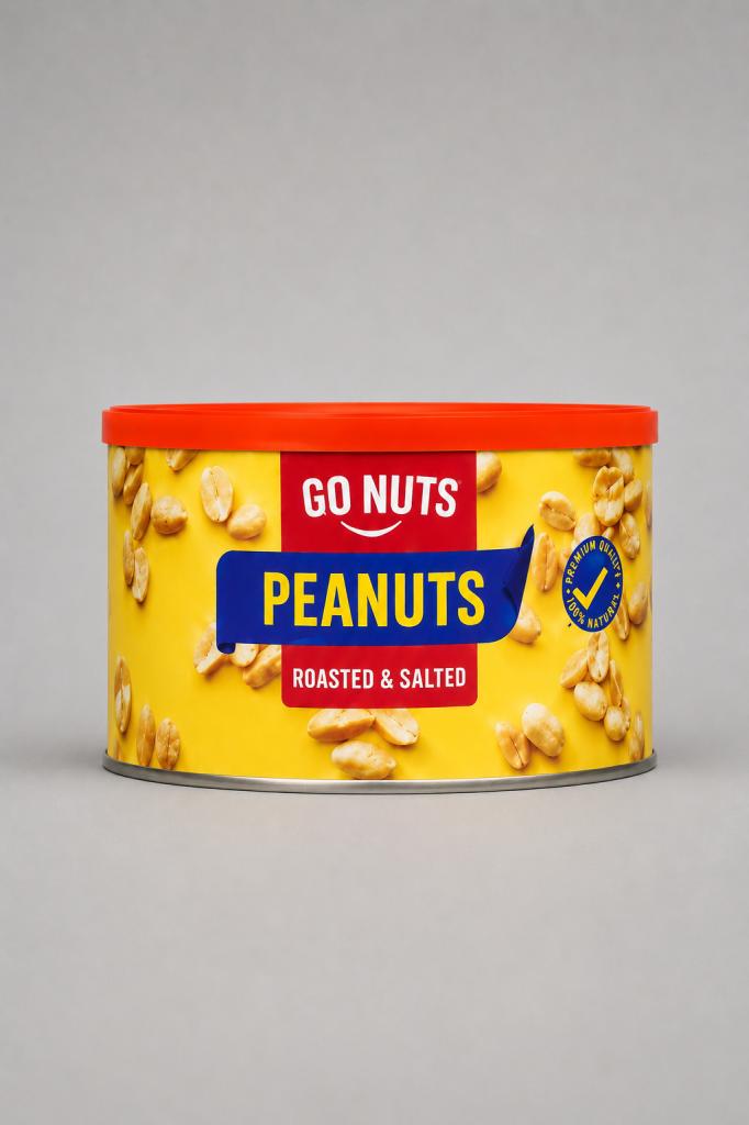 Go Nuts Roasted & Salted Spicy Peanuts Popcorn, Nuts & Savoury Snacks