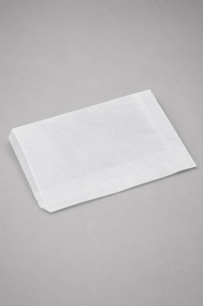 Grease Resistant Flat Bag White Commercial Packaging & Disposable