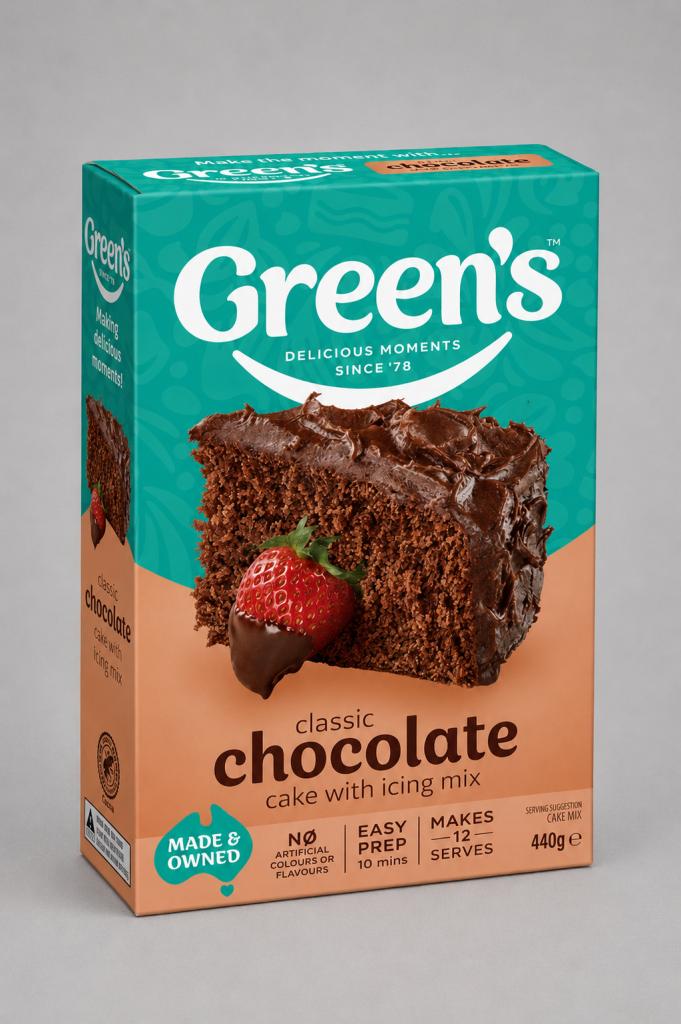 Green`s Classic Chocolate Cake Mix Cake, Pancake & Dessert Mix