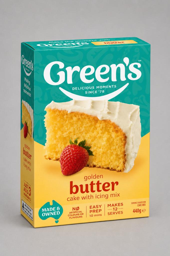 Green`s Golden Butter Cake Mix Cake, Pancake & Dessert Mix
