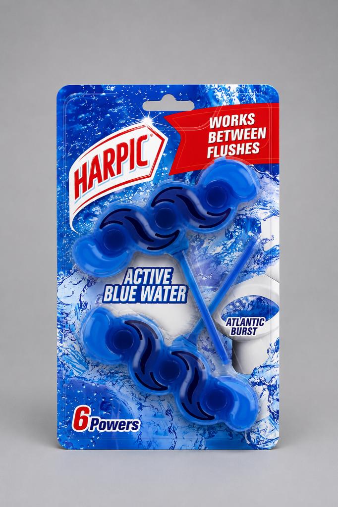 Harpic Blue Power 6 Blue Water Twin Household & Pets