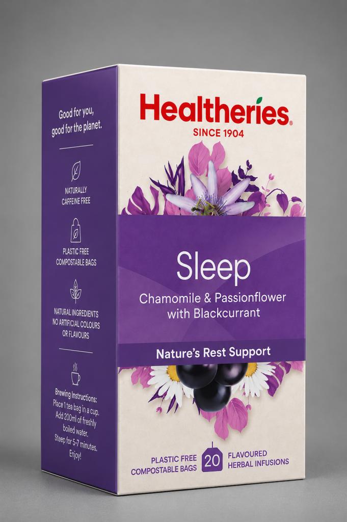 Healtheries Sleep Tea with Blackcurrant Teabag 20`s Tea & Milk Drinks