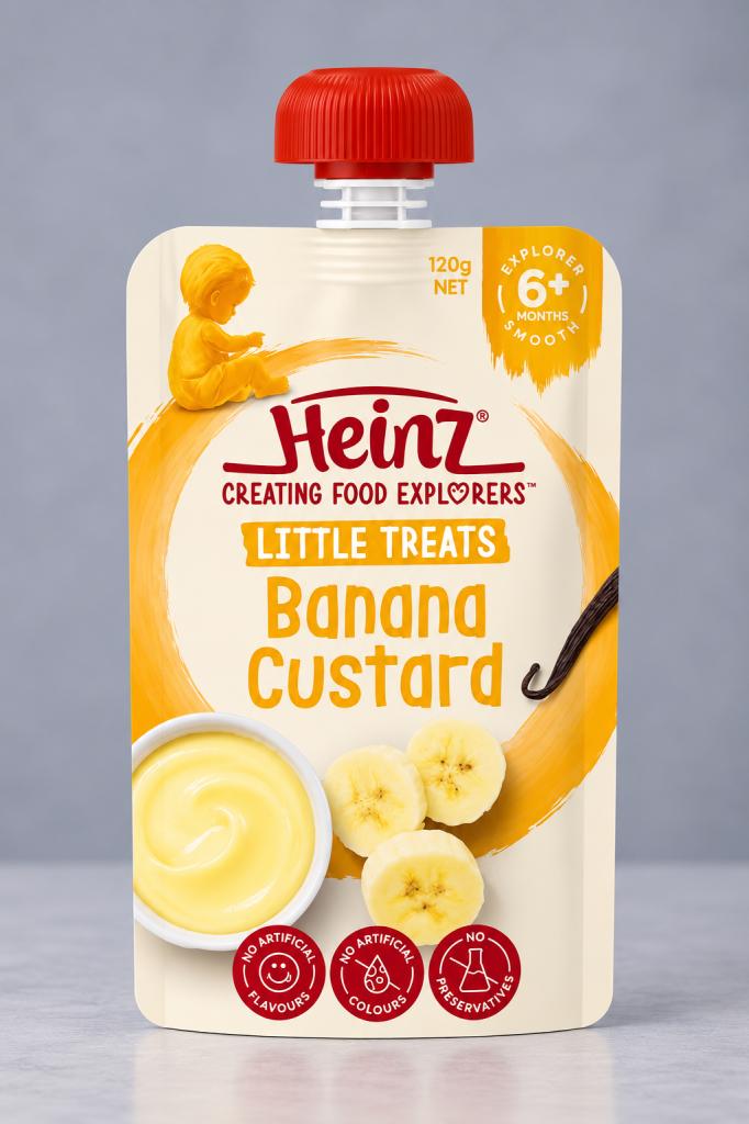 Heinz Banana Custard Baby Food