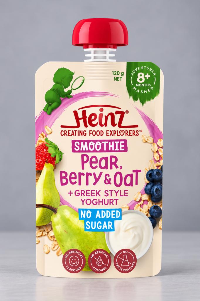 Heinz Smoothie Pear Berry & Oat Baby Food