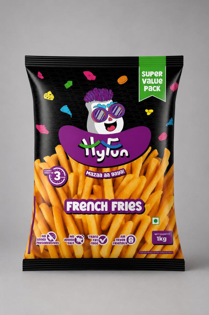 HyFun French Fries Straight Cut Frozen Fries & Finger Foods