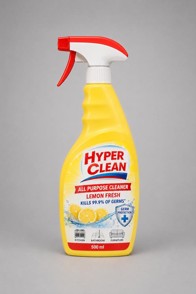 Hyper Clean Bathroom & Toilet Cleaner Lemon All Purpose Cleaners
