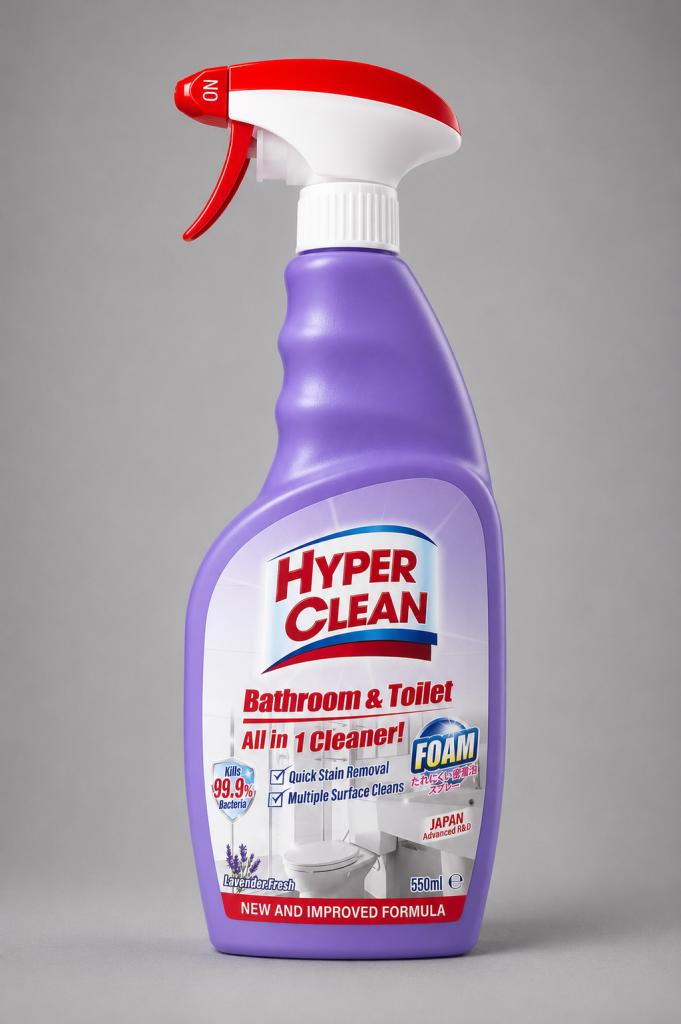 Hyper Clean Bathroom & Toilet Cleaner Lavender All Purpose Cleaners