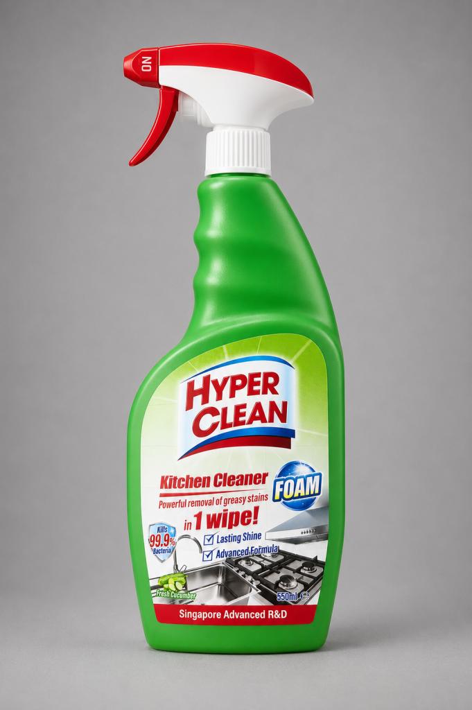 Hyper Clean Kitchen Cleaner Fresh Cucumber All Purpose Cleaners