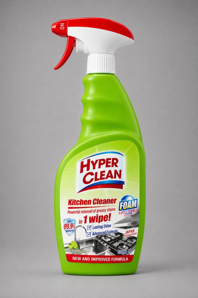 Hyper Clean Kitchen Cleaner Refreshing Lime All Purpose Cleaners