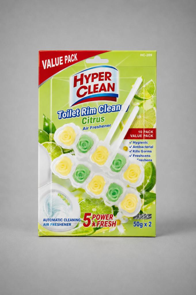 Hyper Clean Power & Fresh Citrus Toilet & Bathroom Cleaners