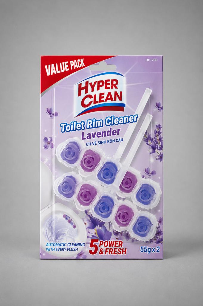 Hyper Clean Power & Fresh Lavender Toilet & Bathroom Cleaners