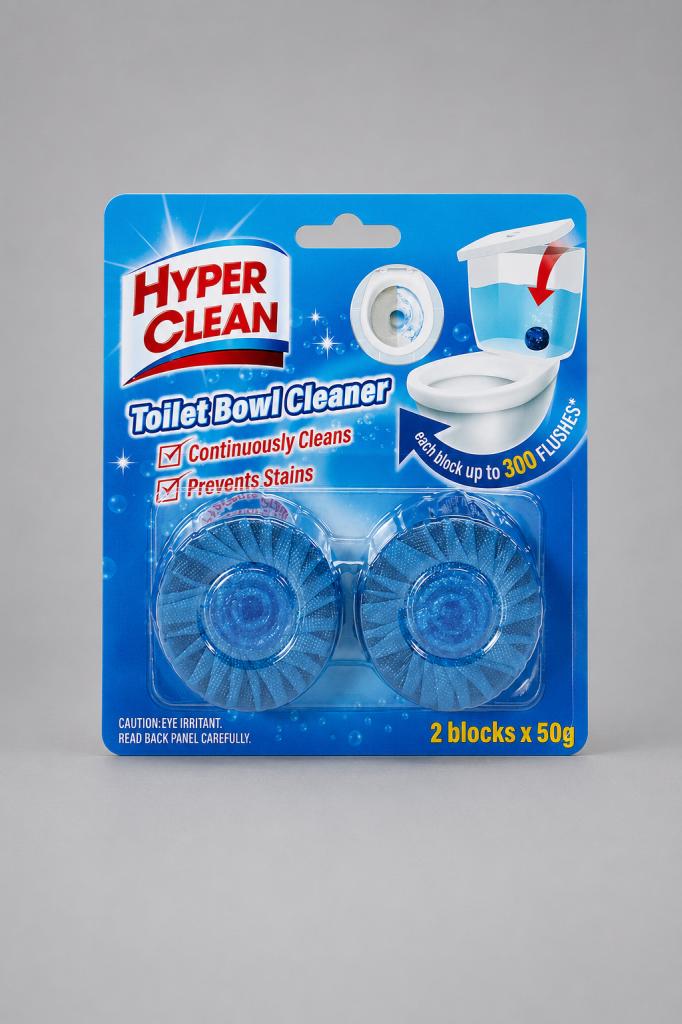 Hyper Clean Toilet Bowl Cleaner Blocks Household & Pets