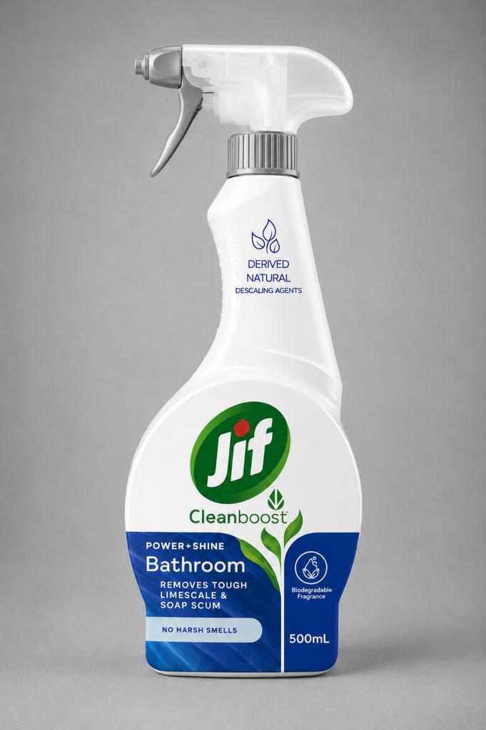 Jif Clean Boost Shine Bathroom Spray All Purpose Cleaners
