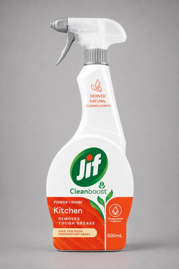 Jif Clean Boost Shine Kitchen Spray All Purpose Cleaners