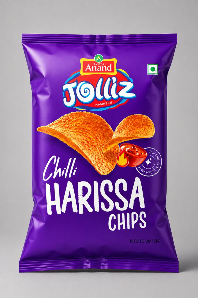 Jolliz Chilli Harissa Chips Chips